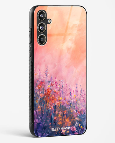 Brushed Flowers [BREATHE] Glass Case Phone Cover (Samsung)