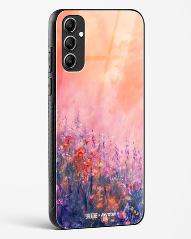 Brushed Flowers [BREATHE] Glass Case Phone Cover (Samsung)