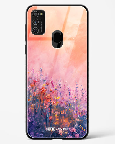 Brushed Flowers [BREATHE] Glass Case Phone Cover (Samsung)