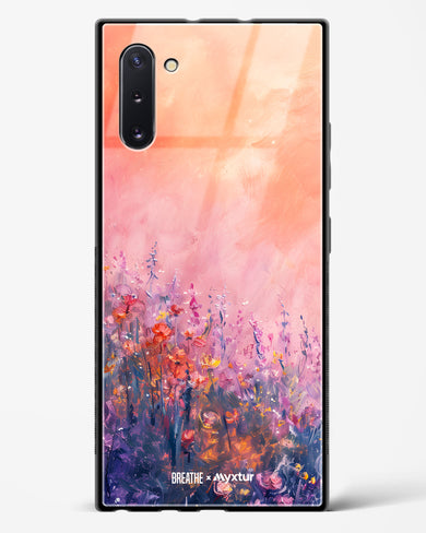 Brushed Flowers [BREATHE] Glass Case Phone Cover (Samsung)