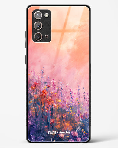 Brushed Flowers [BREATHE] Glass Case Phone Cover (Samsung)