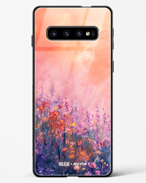 Brushed Flowers [BREATHE] Glass Case Phone Cover (Samsung)