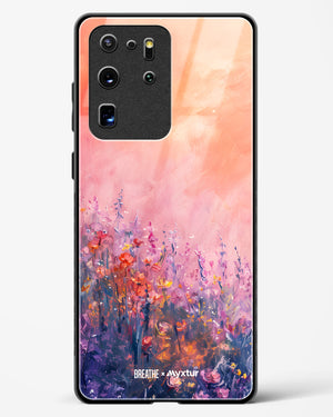 Brushed Flowers [BREATHE] Glass Case Phone Cover (Samsung)