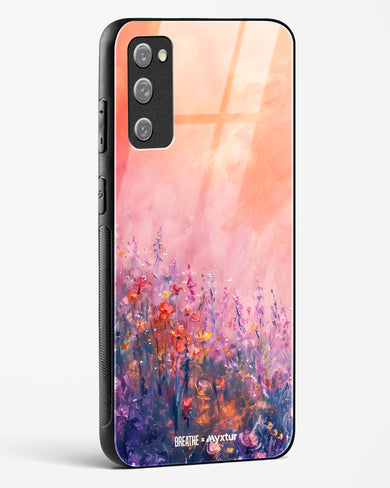 Brushed Flowers [BREATHE] Glass Case Phone Cover (Samsung)