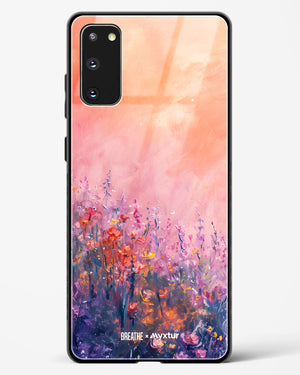 Brushed Flowers [BREATHE] Glass Case Phone Cover (Samsung)