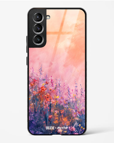 Brushed Flowers [BREATHE] Glass Case Phone Cover (Samsung)