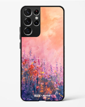 Brushed Flowers [BREATHE] Glass Case Phone Cover (Samsung)