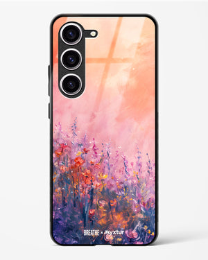 Brushed Flowers [BREATHE] Glass Case Phone Cover (Samsung)