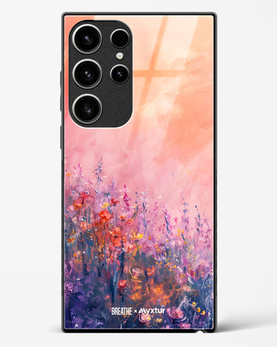 Brushed Flowers [BREATHE] Glass Case Phone Cover (Samsung)