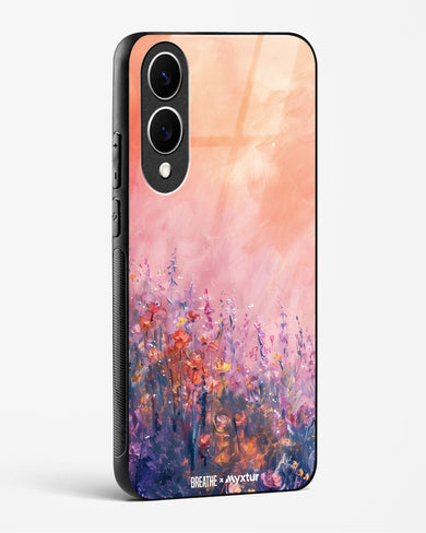 Brushed Flowers [BREATHE] Glass Case Phone Cover (Samsung)