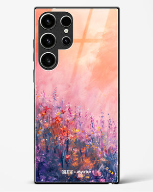 Brushed Flowers [BREATHE] Glass Case Phone Cover (Samsung)