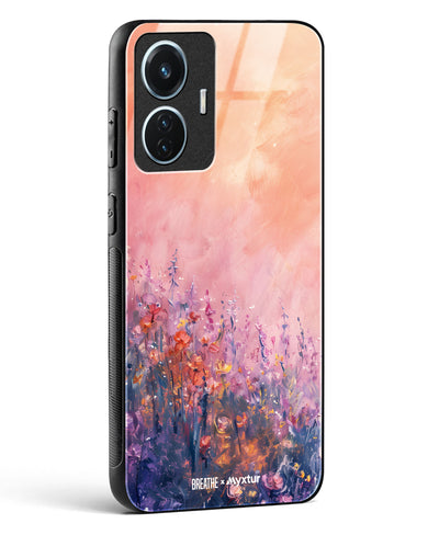 Brushed Flowers [BREATHE] Glass Case Phone Cover (Vivo)