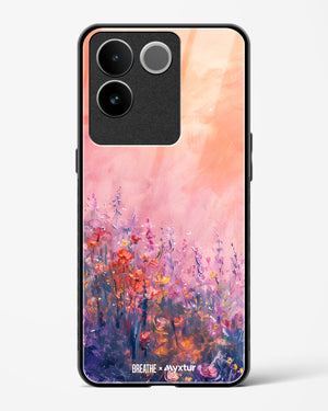 Brushed Flowers [BREATHE] Glass Case Phone Cover (Vivo)
