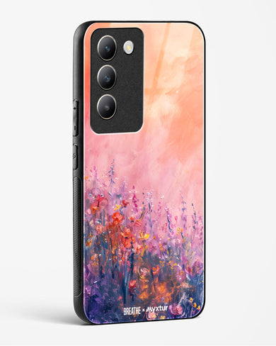 Brushed Flowers [BREATHE] Glass Case Phone Cover (Vivo)