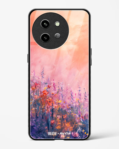 Brushed Flowers [BREATHE] Glass Case Phone Cover (Vivo)