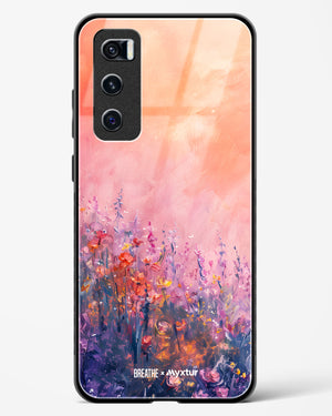 Brushed Flowers [BREATHE] Glass Case Phone Cover (Vivo)