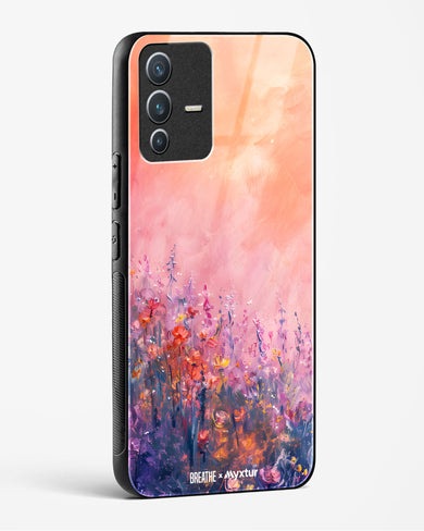 Brushed Flowers [BREATHE] Glass Case Phone Cover (Vivo)