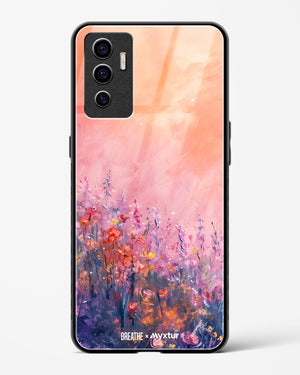 Brushed Flowers [BREATHE] Glass Case Phone Cover (Vivo)