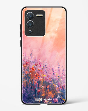 Brushed Flowers [BREATHE] Glass Case Phone Cover (Vivo)