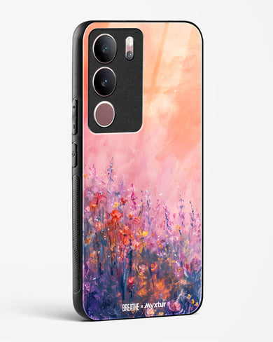 Brushed Flowers [BREATHE] Glass Case Phone Cover (Vivo)