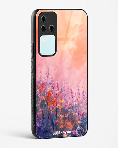 Brushed Flowers [BREATHE] Glass Case Phone Cover (Vivo)