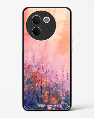 Brushed Flowers [BREATHE] Glass Case Phone Cover (Vivo)