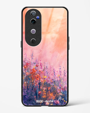 Brushed Flowers [BREATHE] Glass Case Phone Cover (Vivo)