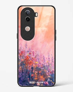 Brushed Flowers [BREATHE] Glass Case Phone Cover (Vivo)