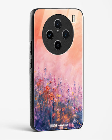 Brushed Flowers [BREATHE] Glass Case Phone Cover (Vivo)