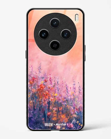 Brushed Flowers [BREATHE] Glass Case Phone Cover (Vivo)
