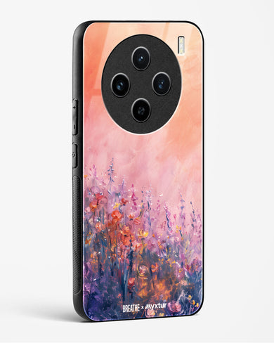 Brushed Flowers [BREATHE] Glass Case Phone Cover (Vivo)