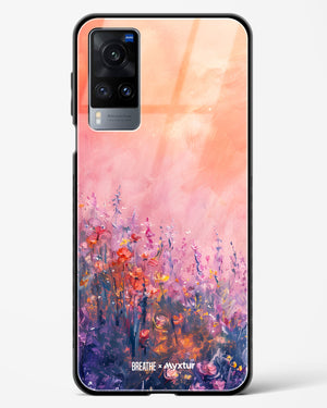 Brushed Flowers [BREATHE] Glass Case Phone Cover (Vivo)