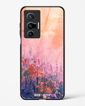 Brushed Flowers [BREATHE] Glass Case Phone Cover (Vivo)