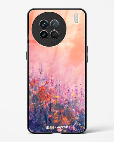 Brushed Flowers [BREATHE] Glass Case Phone Cover (Vivo)