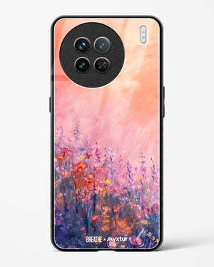 Brushed Flowers [BREATHE] Glass Case Phone Cover (Vivo)