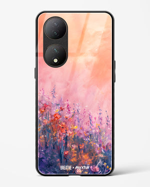 Brushed Flowers [BREATHE] Glass Case Phone Cover (Vivo)