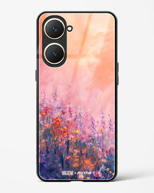 Brushed Flowers [BREATHE] Glass Case Phone Cover (Vivo)