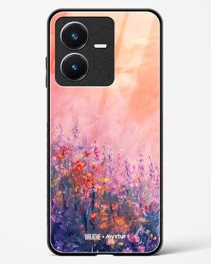 Brushed Flowers [BREATHE] Glass Case Phone Cover (Vivo)