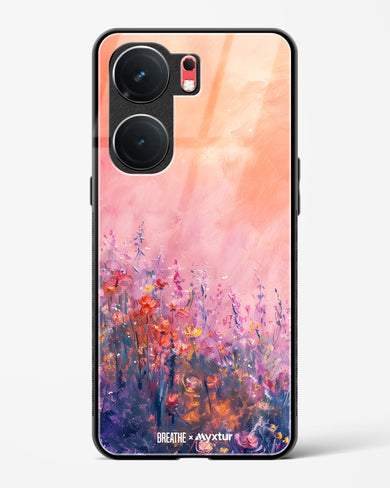 Brushed Flowers [BREATHE] Glass Case Phone Cover (Vivo)