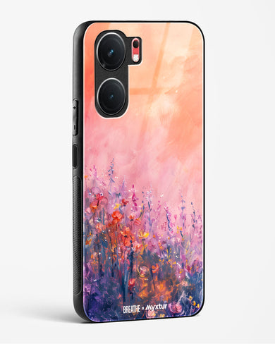 Brushed Flowers [BREATHE] Glass Case Phone Cover (Vivo)