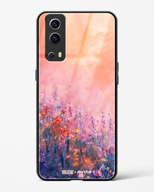 Brushed Flowers [BREATHE] Glass Case Phone Cover (Vivo)