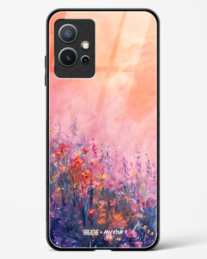 Brushed Flowers [BREATHE] Glass Case Phone Cover (Vivo)