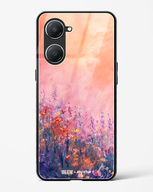 Brushed Flowers [BREATHE] Glass Case Phone Cover (Vivo)