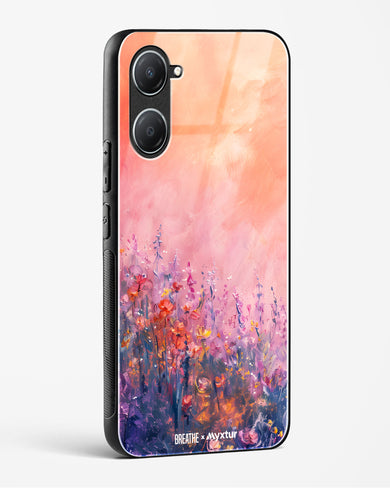 Brushed Flowers [BREATHE] Glass Case Phone Cover (Vivo)