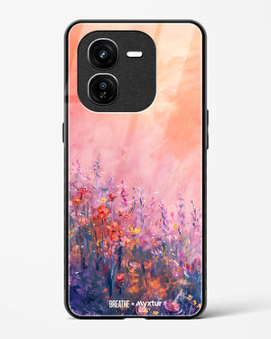 Brushed Flowers [BREATHE] Glass Case Phone Cover (Vivo)