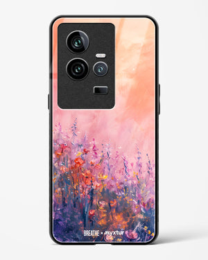 Brushed Flowers [BREATHE] Glass Case Phone Cover (Vivo)