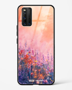 Brushed Flowers [BREATHE] Glass Case Phone Cover (Vivo)