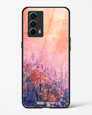 Brushed Flowers [BREATHE] Glass Case Phone Cover (Vivo)