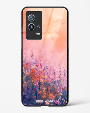 Brushed Flowers [BREATHE] Glass Case Phone Cover (Vivo)