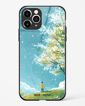 Cherry Blossom Crusade [BREATHE] Glass Case Phone Cover (Apple)